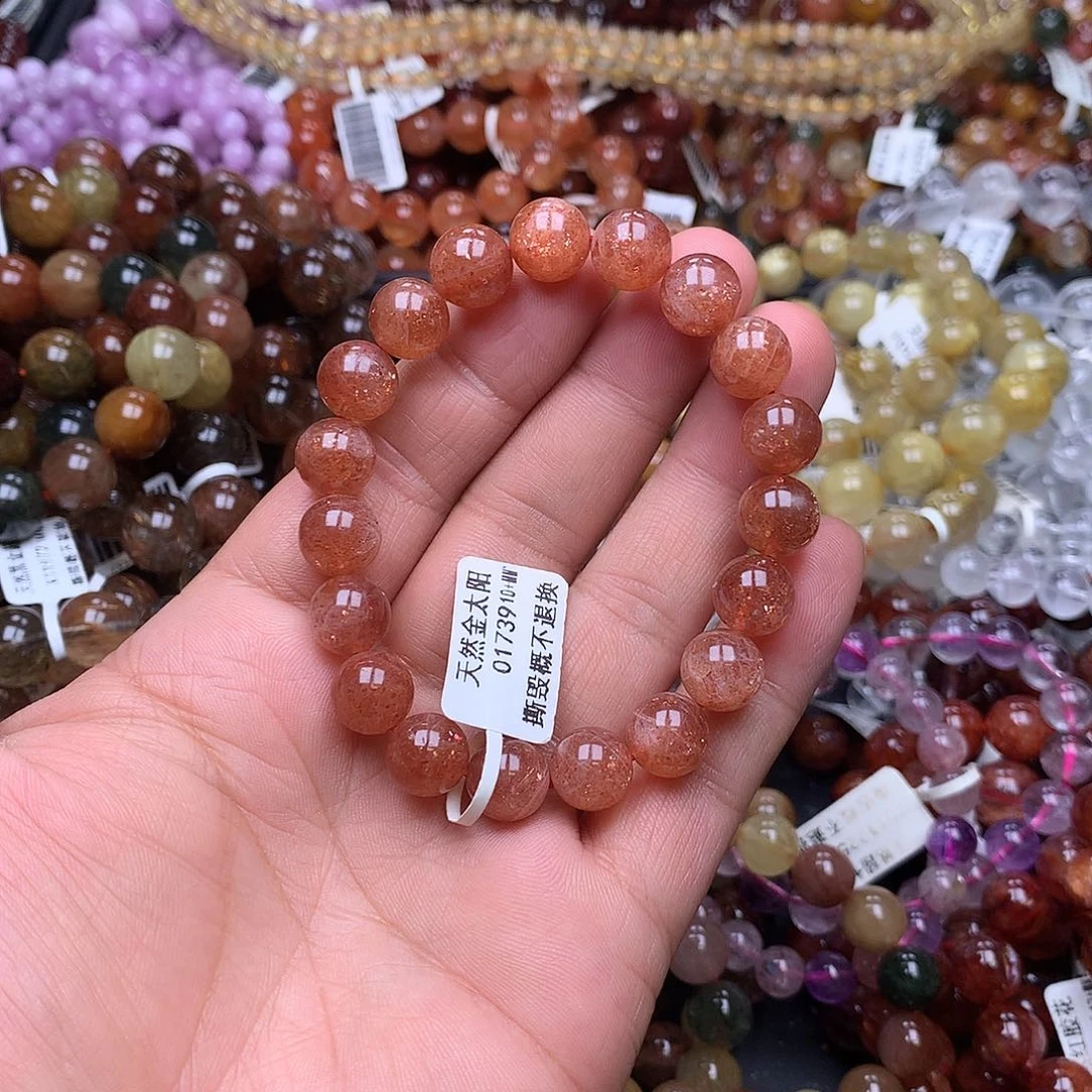 未镶嵌长石手链，，