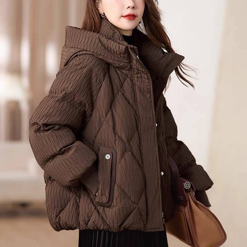 羽绒服女冬季新款时尚爆款加厚保暖外套2025D104-琳怡布卓尔仓