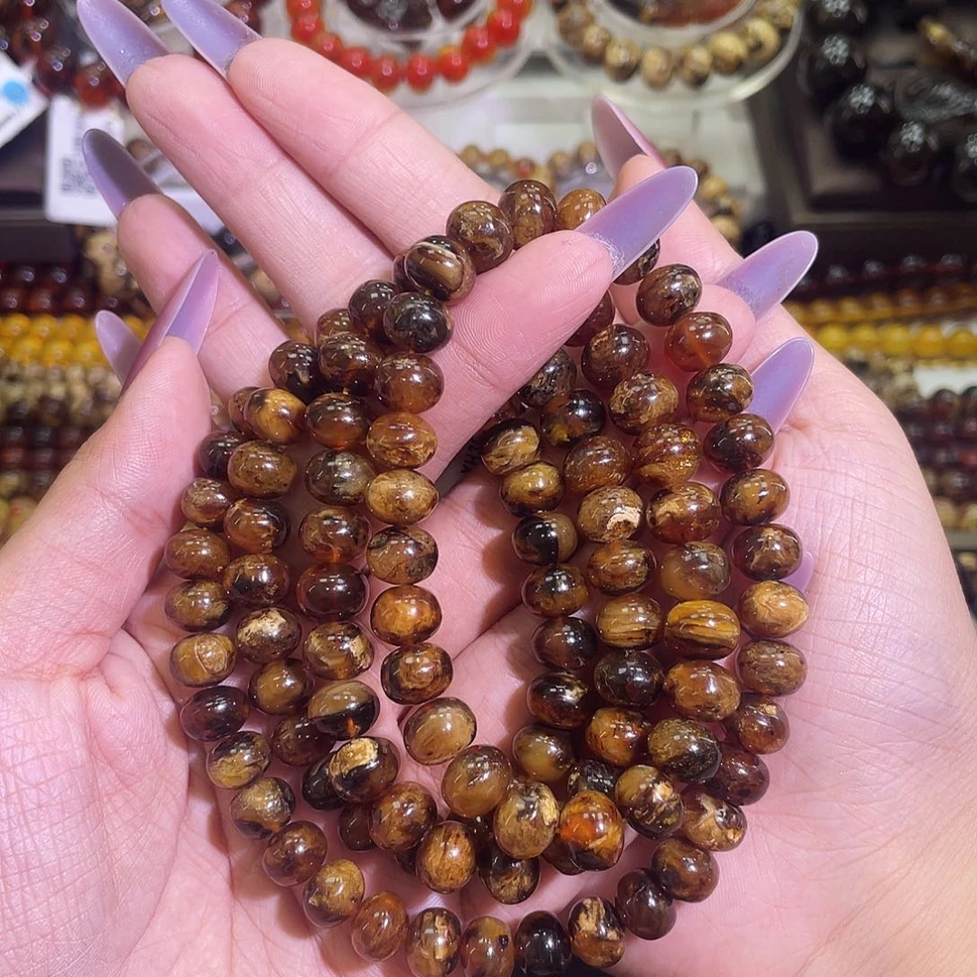 裸石琥珀未镶嵌抚顺琥珀9+蜜蜡