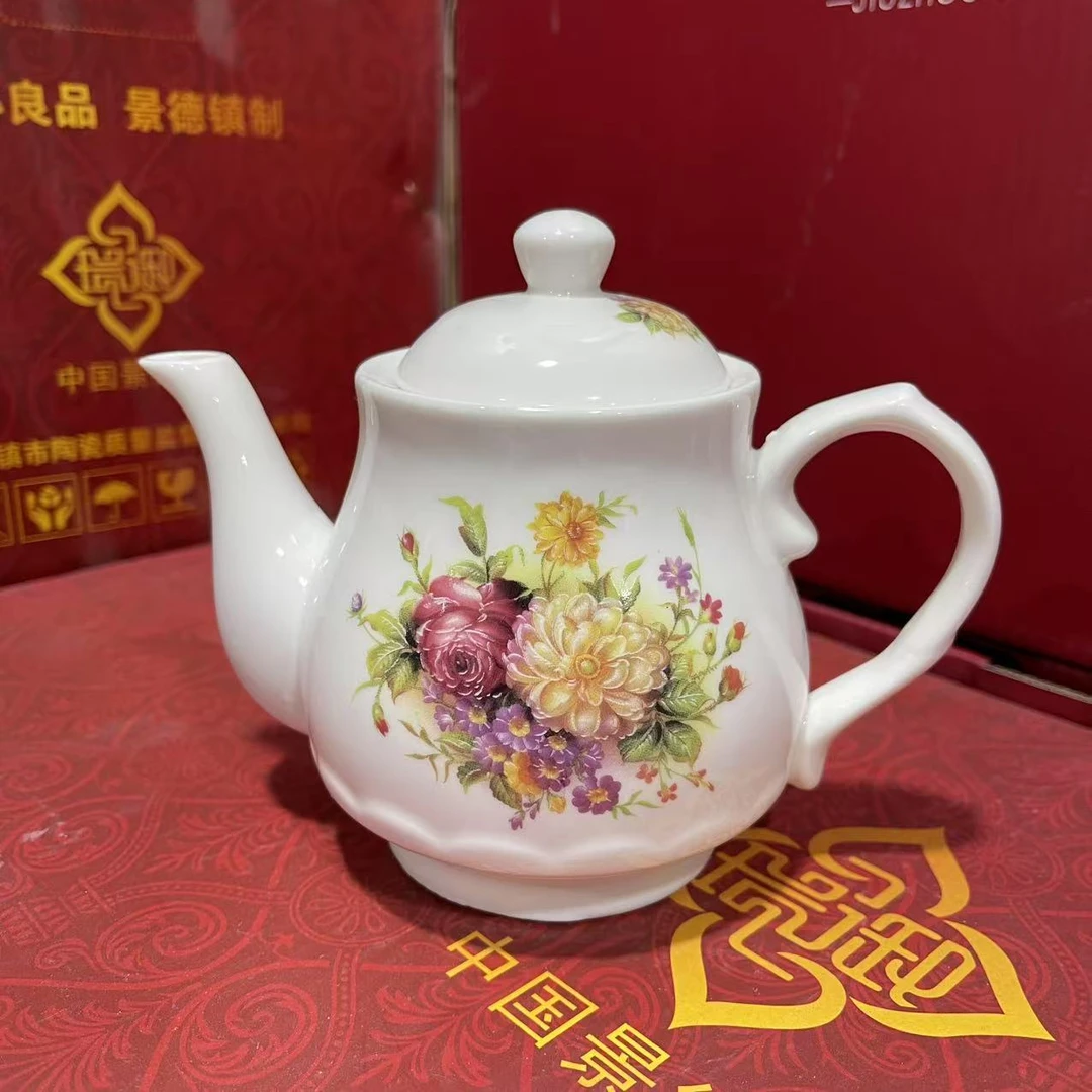 【王家陶瓷】菊香小锦绣壶CY