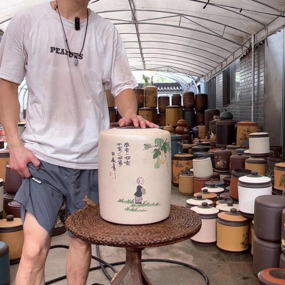 紫砂茶叶罐10-12饼茶叶罐