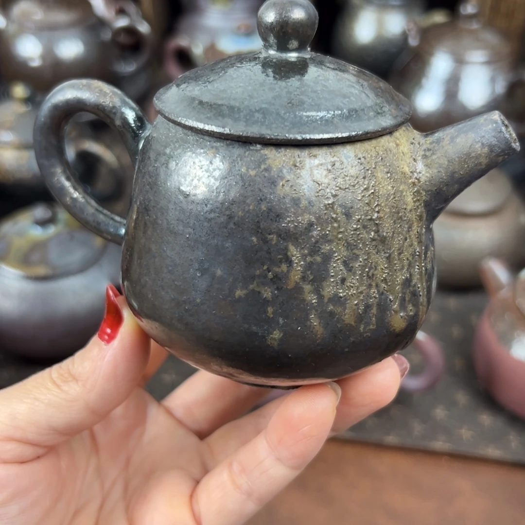 柴烧柴烧茶器主人壶微瑕