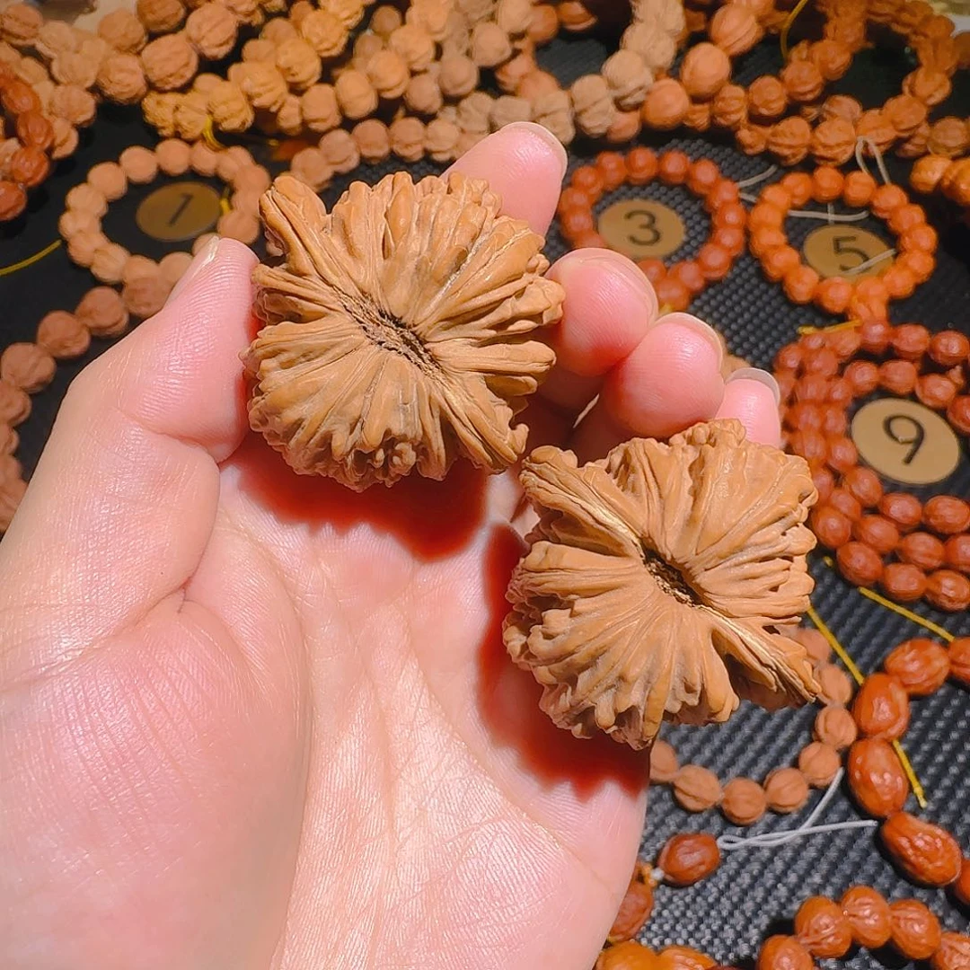 文玩核桃吊坠四座楼边45