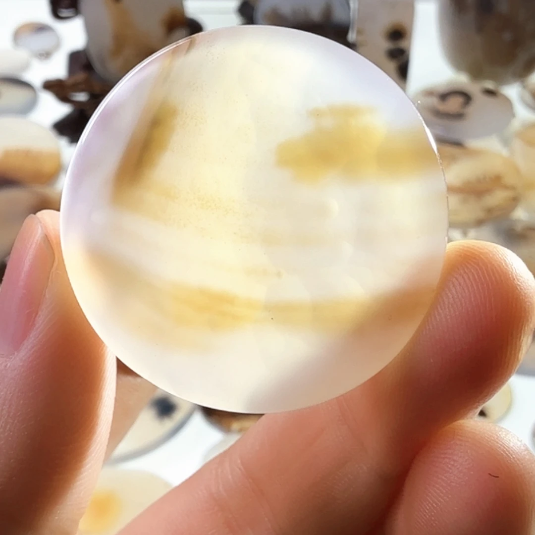 未镶嵌玛瑙/玉髓珠宝半成品