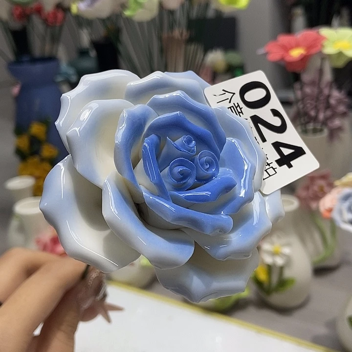 陶瓷纯手工捏花设计