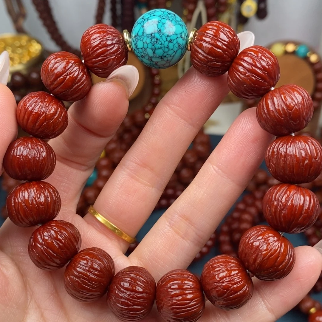 猴头核桃吊坠土豪16+绿