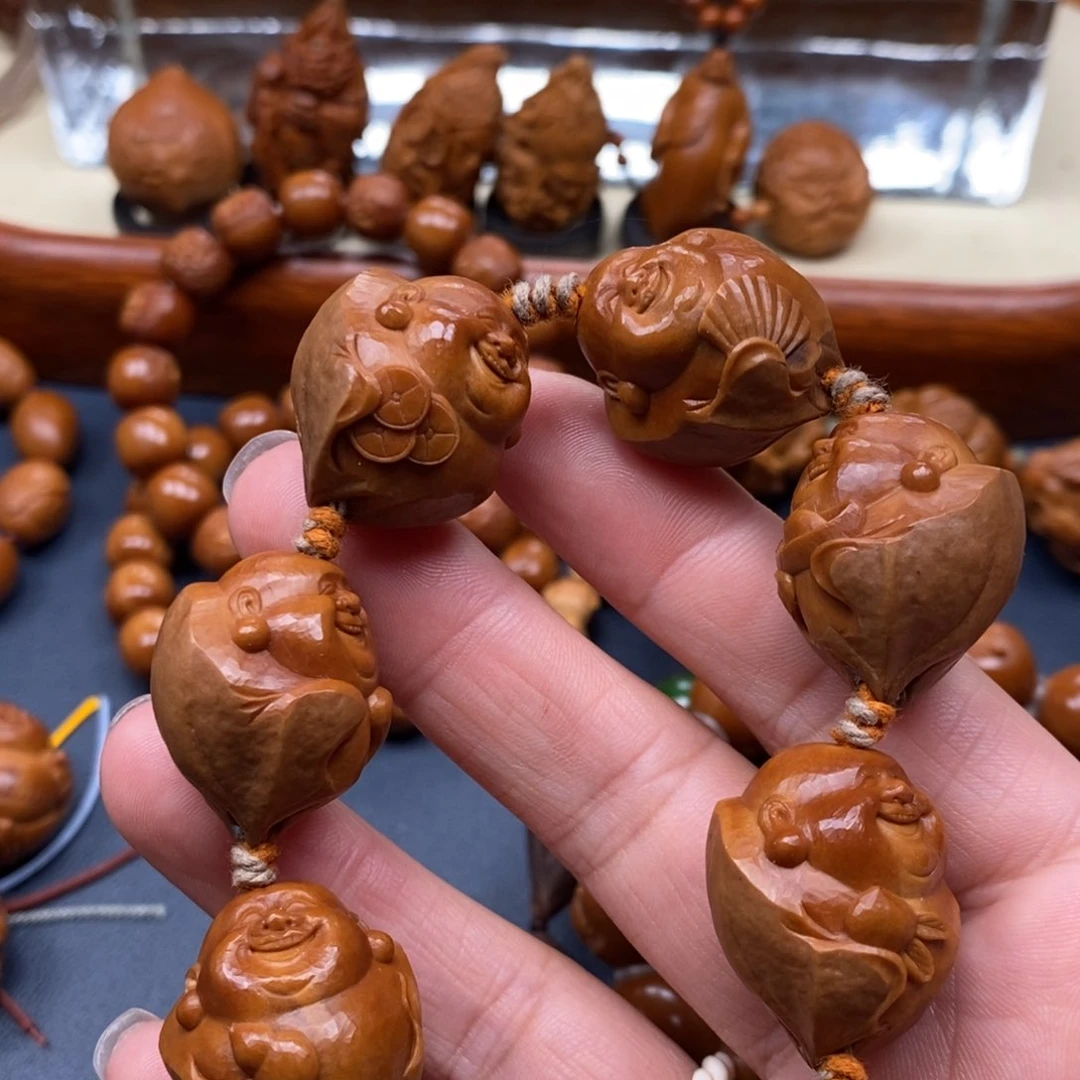 橄榄核手串/手链李原皮弥勒