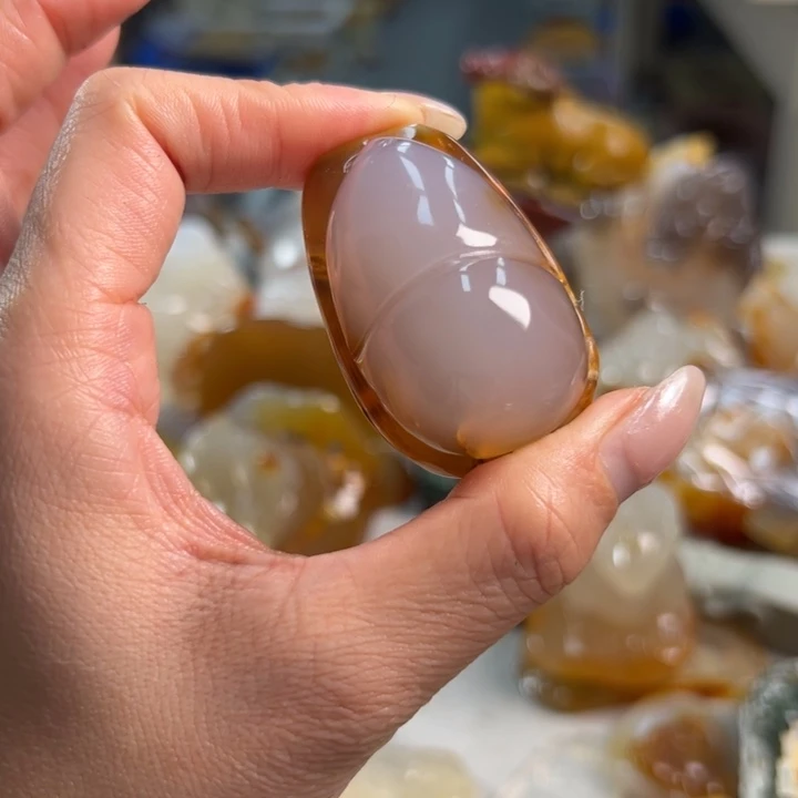 玛瑙/玉髓吊坠(不含链)未镶嵌