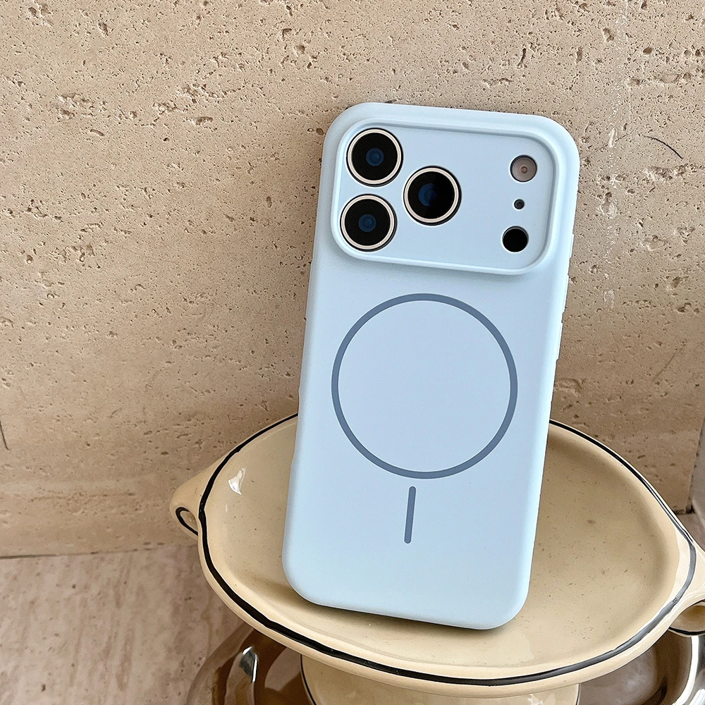 一体Ai相机按键适用iPhone17手机壳液态硅胶细圈磁吸苹果16保护套