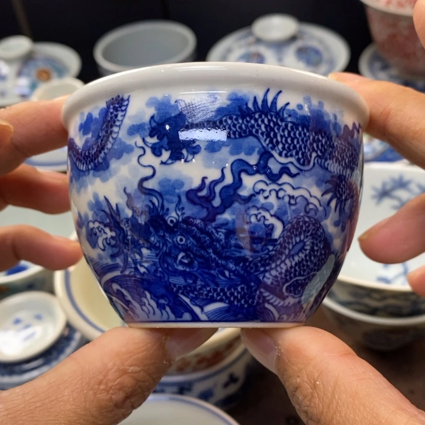 【闪购商品】景德镇青花主人杯