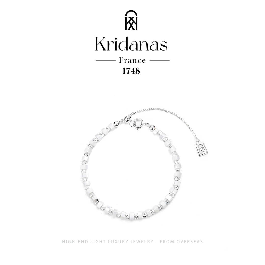 【自在风雅】Kridanas夏季复古香巴拉珠珠手链F4256