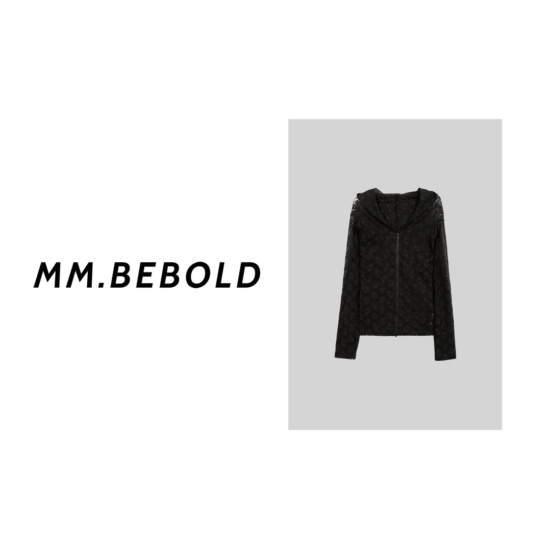 【妙姐精选】蕾丝设计感小众拉链外套LZ10799