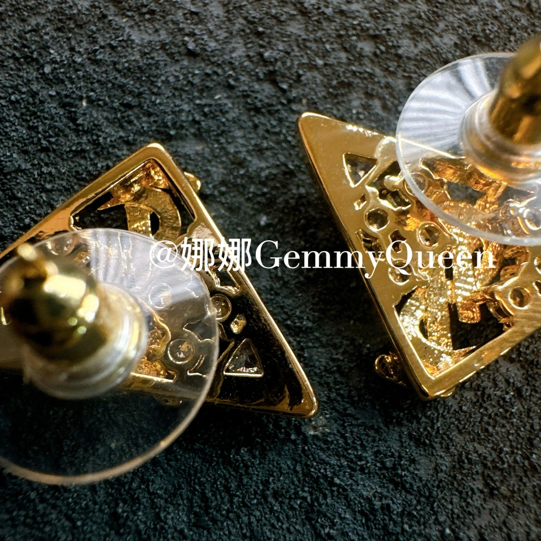 铜合金合成锆石耳饰 娜娜GemmyQueen耳环GQ09636