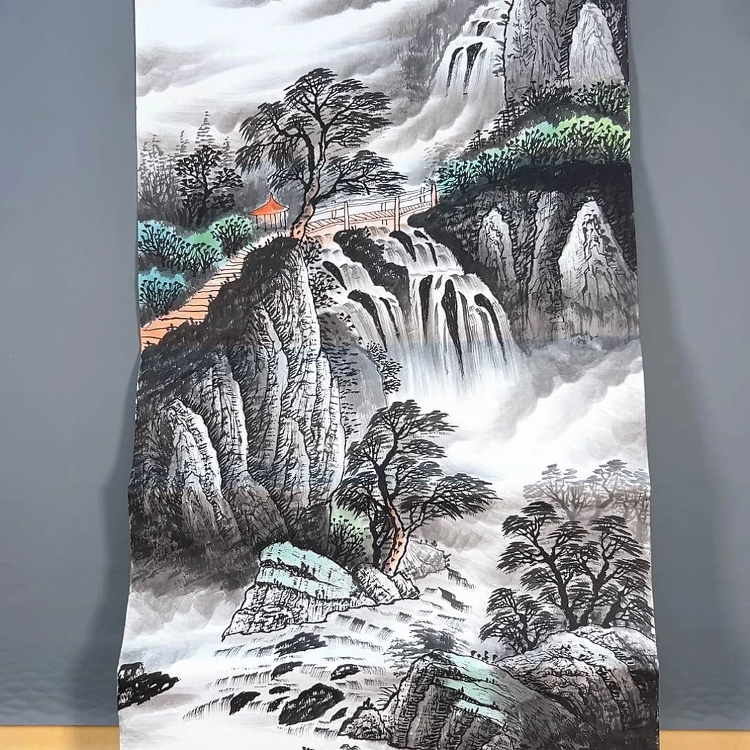 国画597 花鸟和蝴蝶在这里相遇
