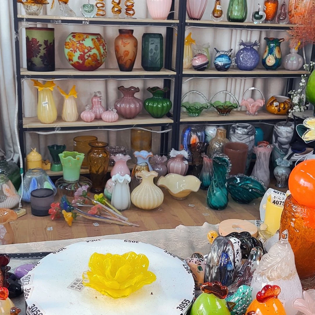 霸王花摆件家悦琉璃工艺品不完美福利