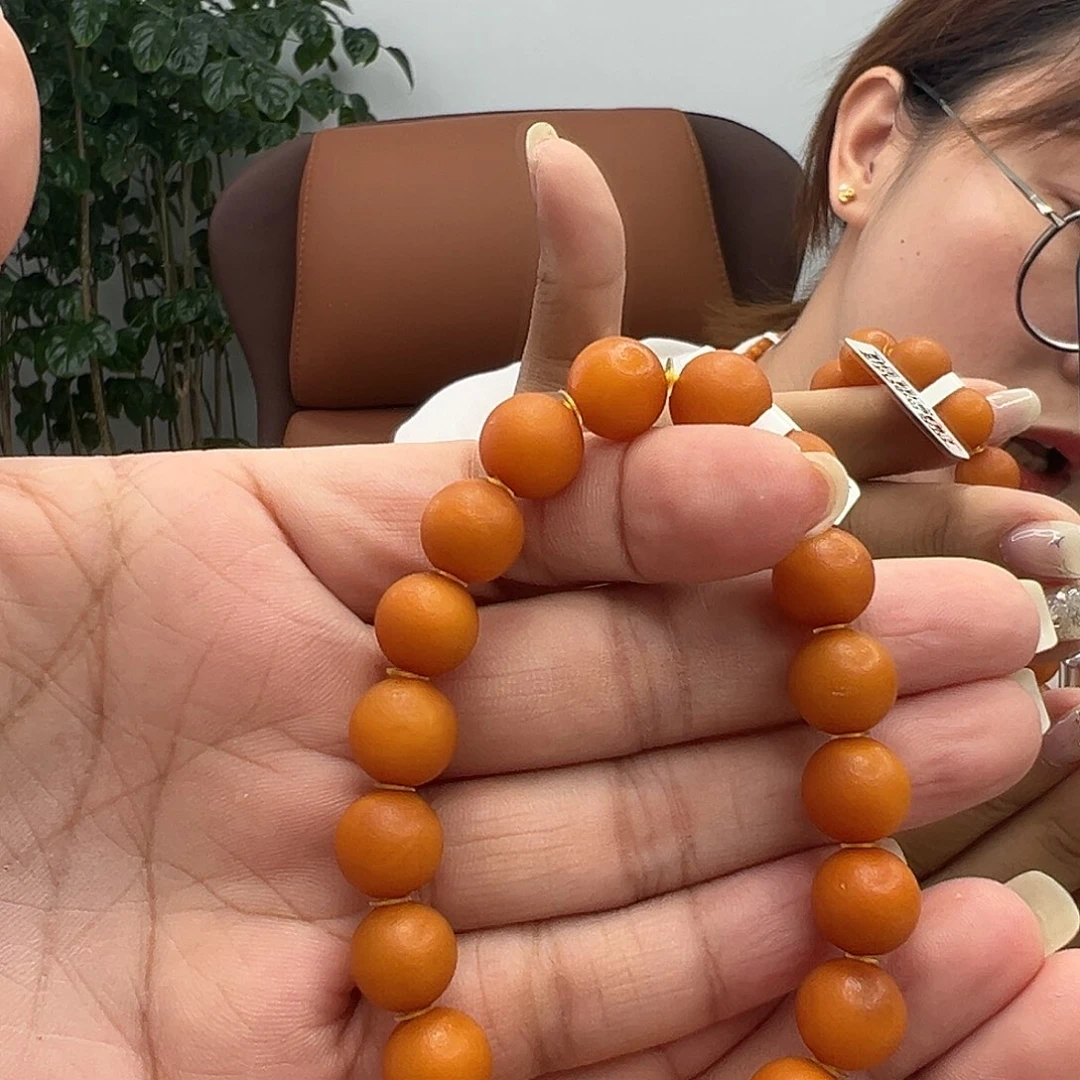 未镶嵌琥珀手串橘皮手串10MM