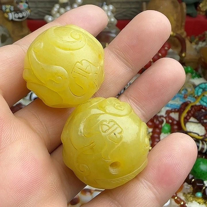 止***念吊坠白玉菩提精品