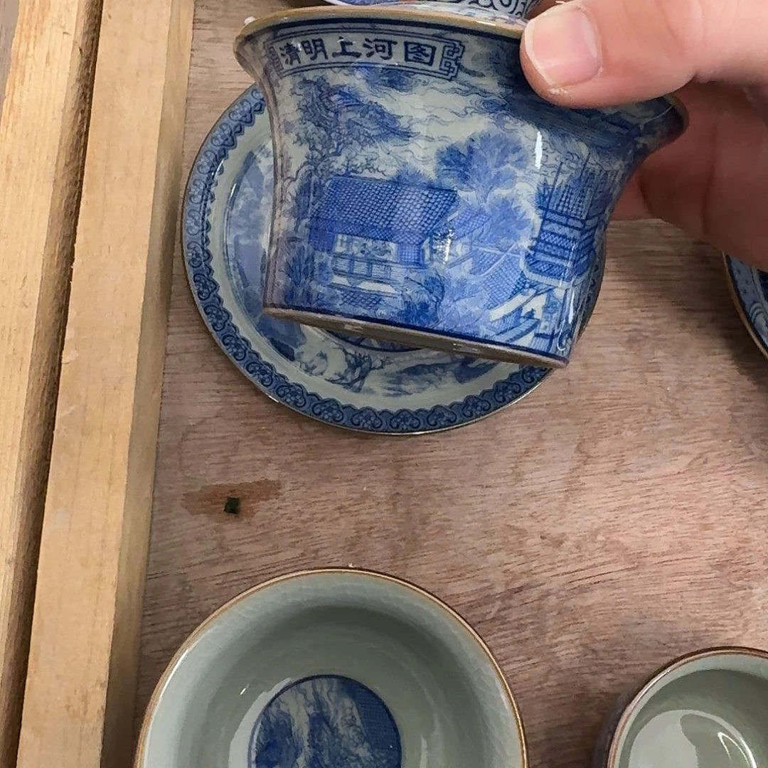 清明上河图三件套微瑕