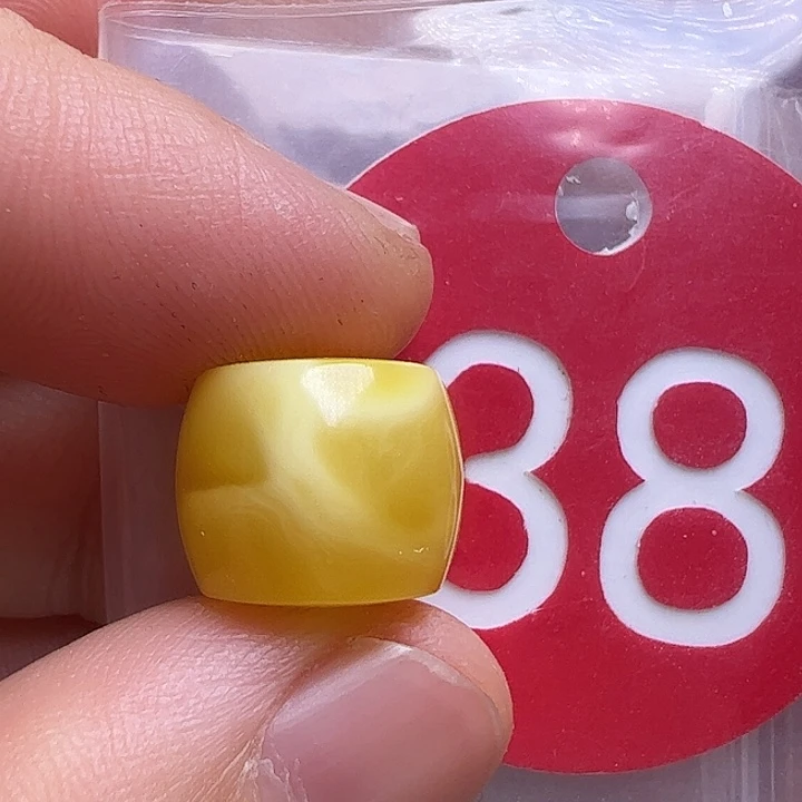 蜜蜡未镶嵌珠宝奇石12.5mm冰沙