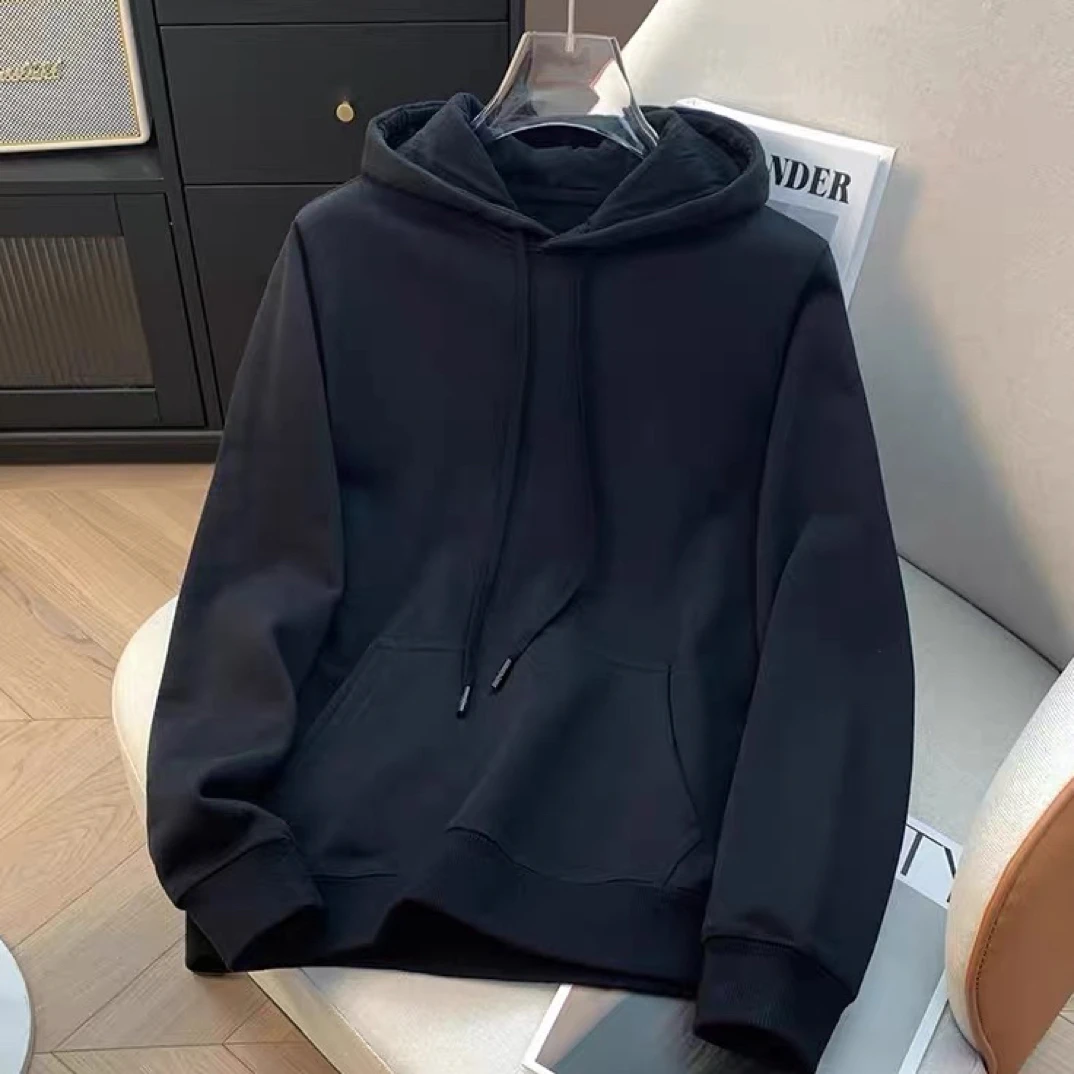 高版本蒙重磅卫衣加绒连帽男女百搭套头宽松