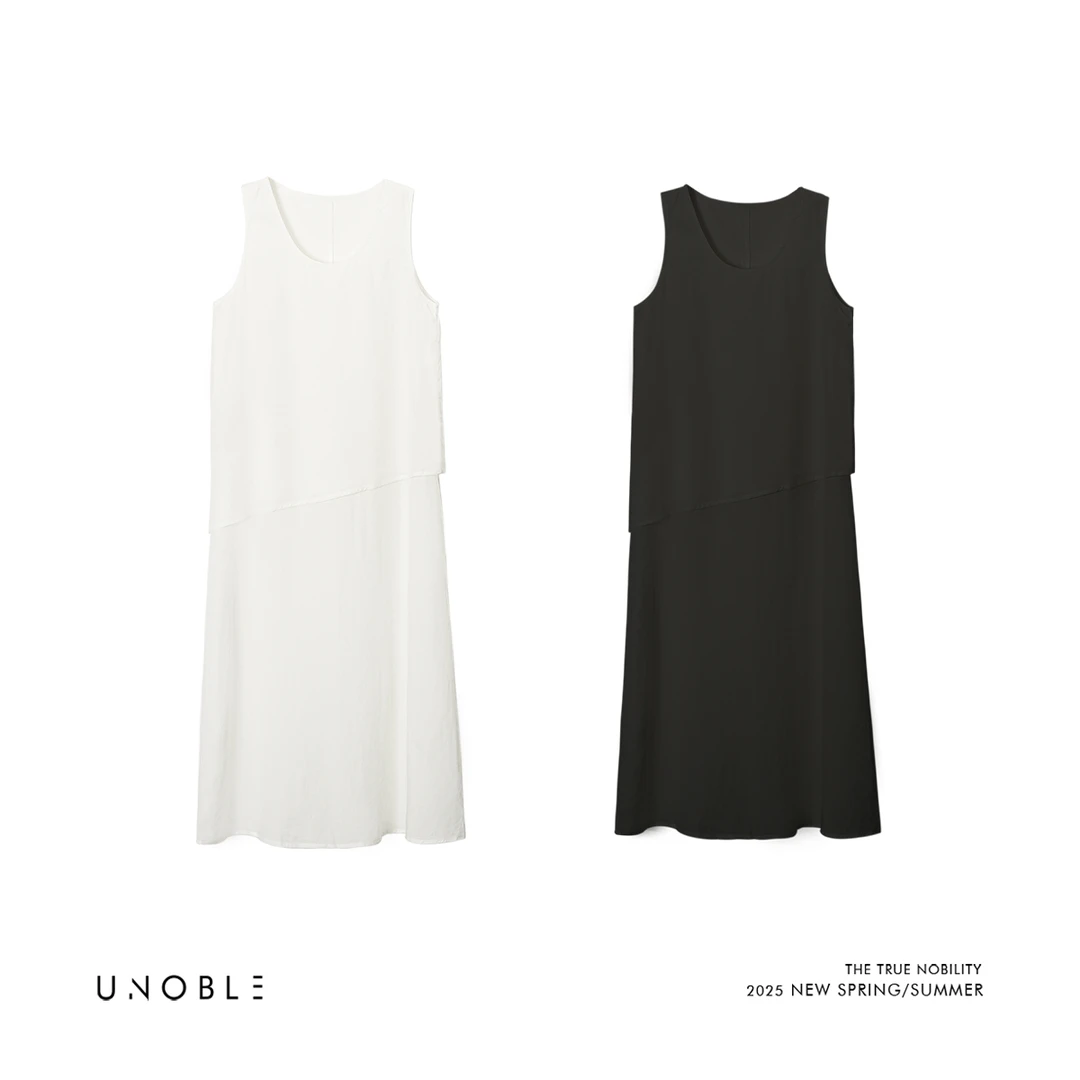 HD【 云朵慕斯】设计感连衣裙  夏季新品 UNL25203598