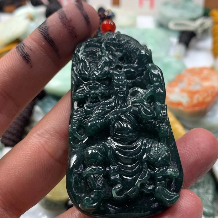 颈饰未镶嵌翡翠保真天然a货翡翠