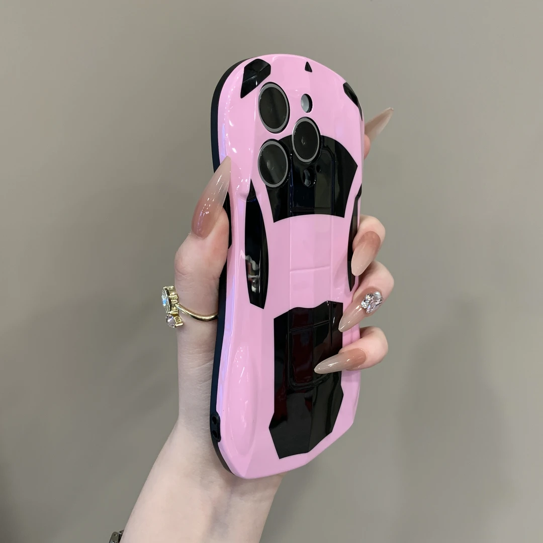 高级小蛮腰跑车新款苹果14promax手机壳适用iPhone13潮流11潮女生