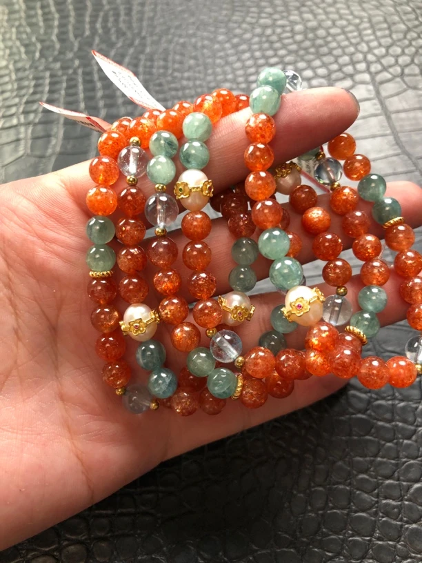 含辰砂工艺品含辰砂原创设计手串LZY2