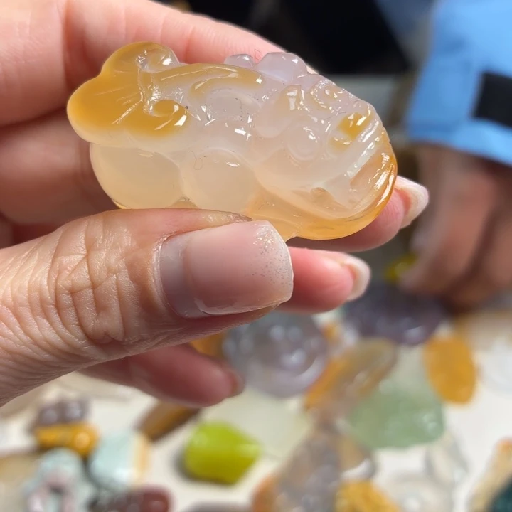 玛瑙/玉髓未镶嵌吊坠(不含链)