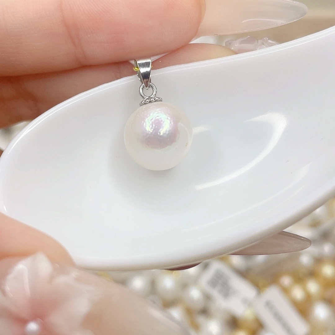 淡水珍珠未镶嵌吊坠(赠链)