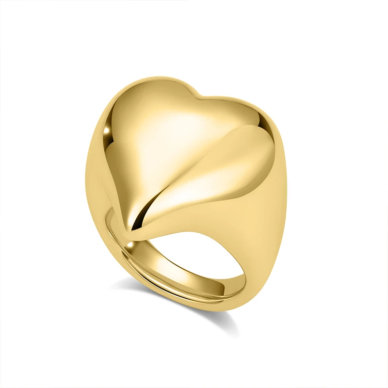 925银戒指 925爱心银戒指