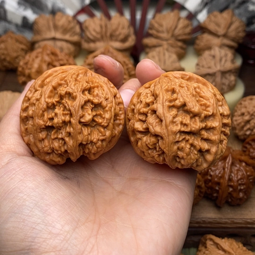 文玩核桃把件484号46粗筋