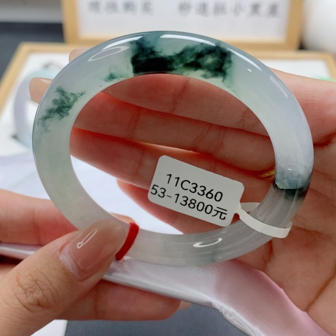 未镶嵌手镯翡翠天然A货翡翠手镯