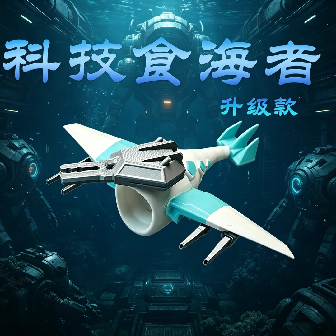 新品科技食海者深海巨兽深海玩具太空布鲁关节可动男女玩具摆件