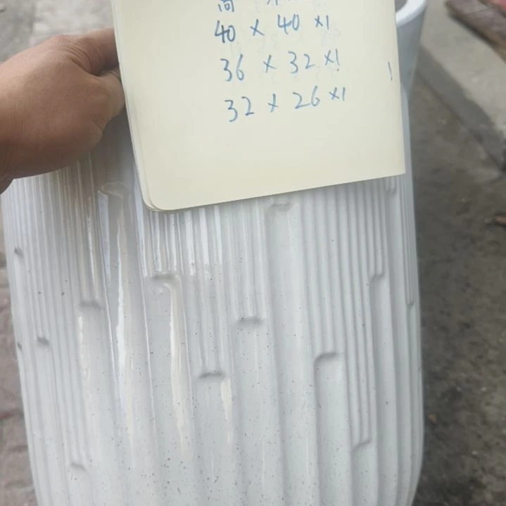 陶瓷花盆默认瑕疵一套三