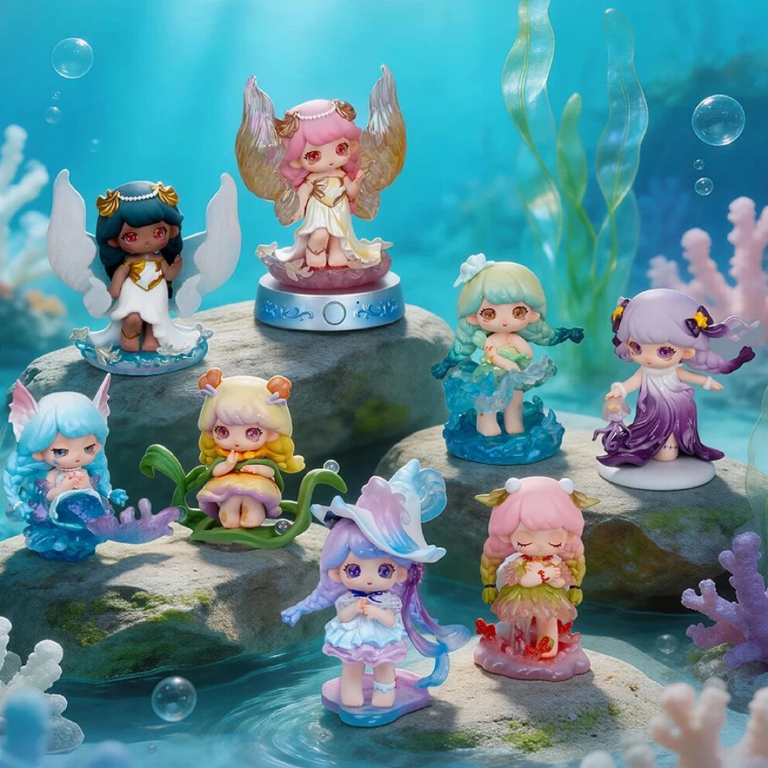 【拆盒】~Tarena塔瑞娜深海呢喃系列女孩盲盒潮玩手办摆件