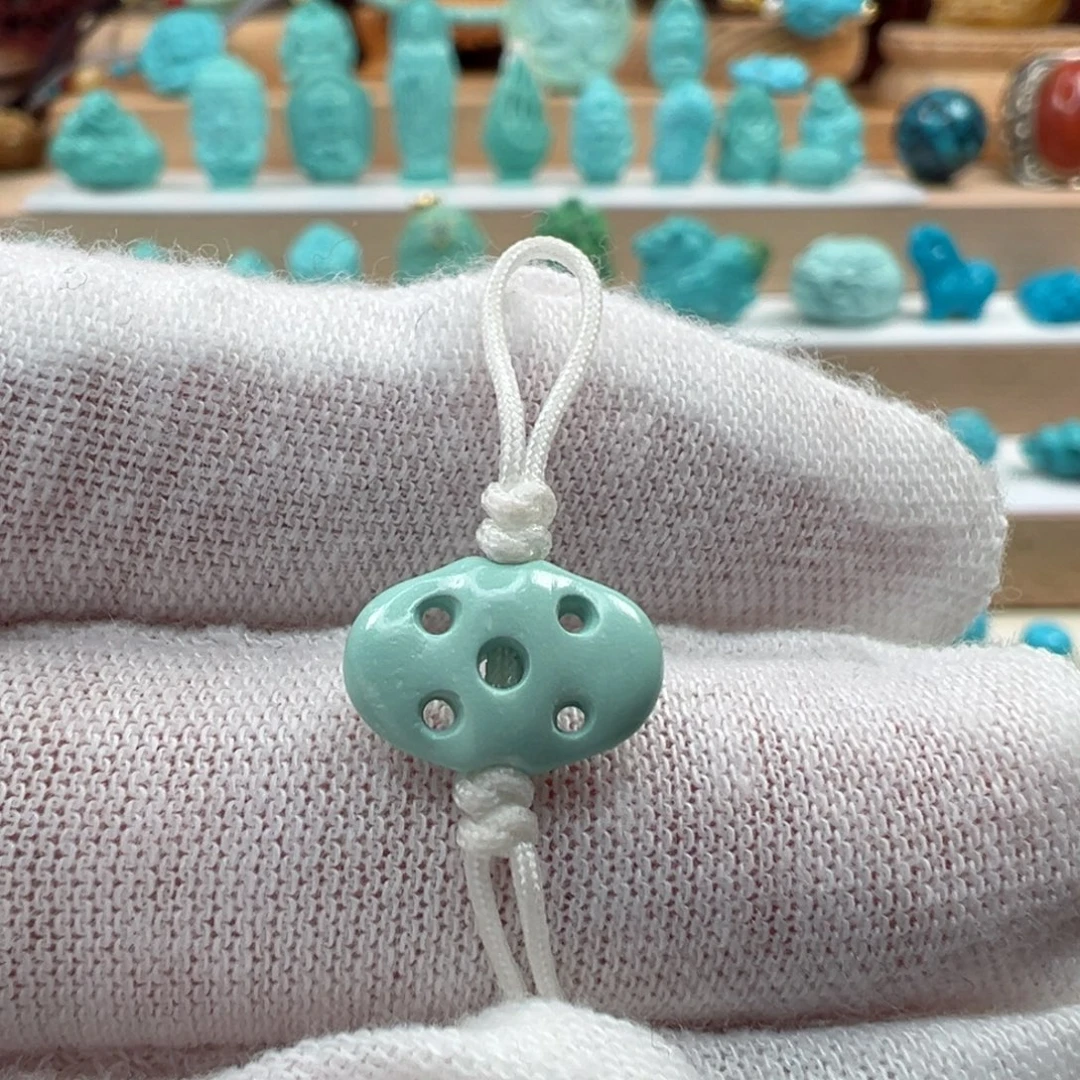 绿松石未镶嵌吊坠(不含链)