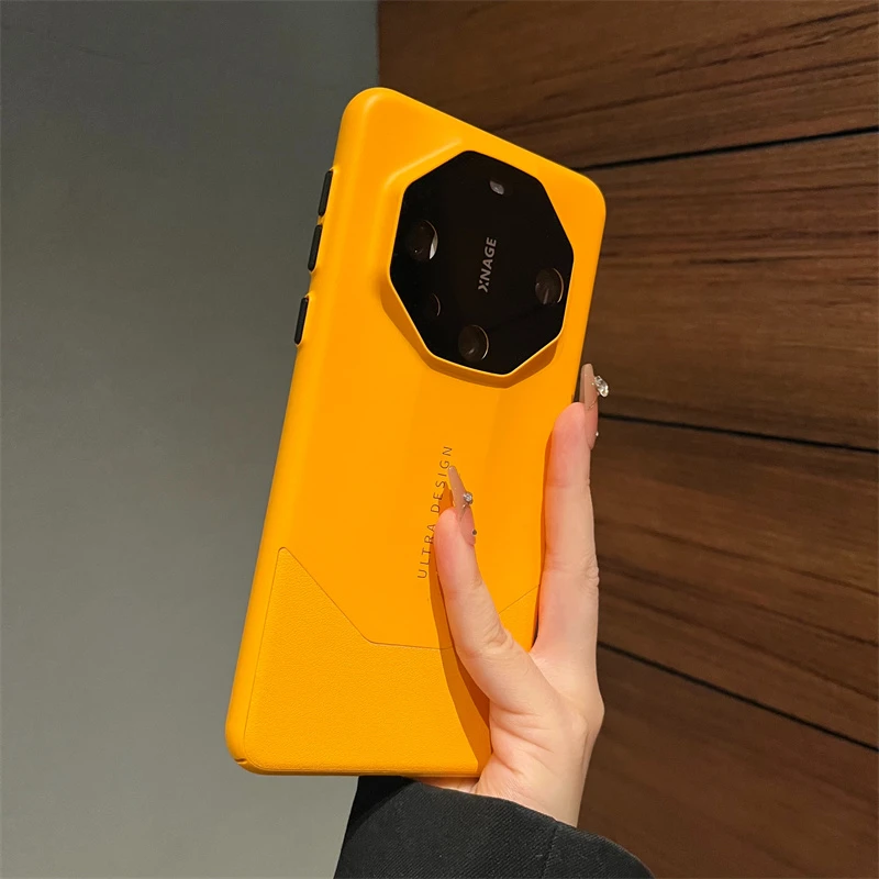 柠檬黄适用华为mate70pro手机壳磨砂秒变非凡大师mate60/70RS男女