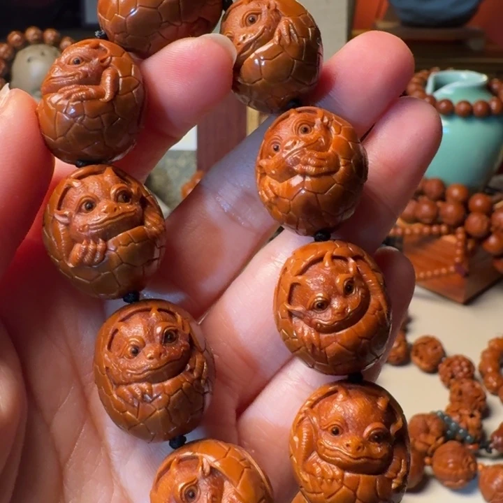 橄榄核手串/手链手工龙蛋