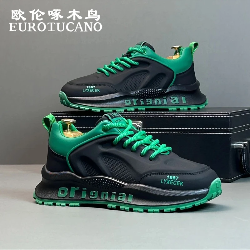 欧伦啄木鸟EUROTUCANO男鞋秋季干净感痞帅鞋子男款男士运动潮鞋