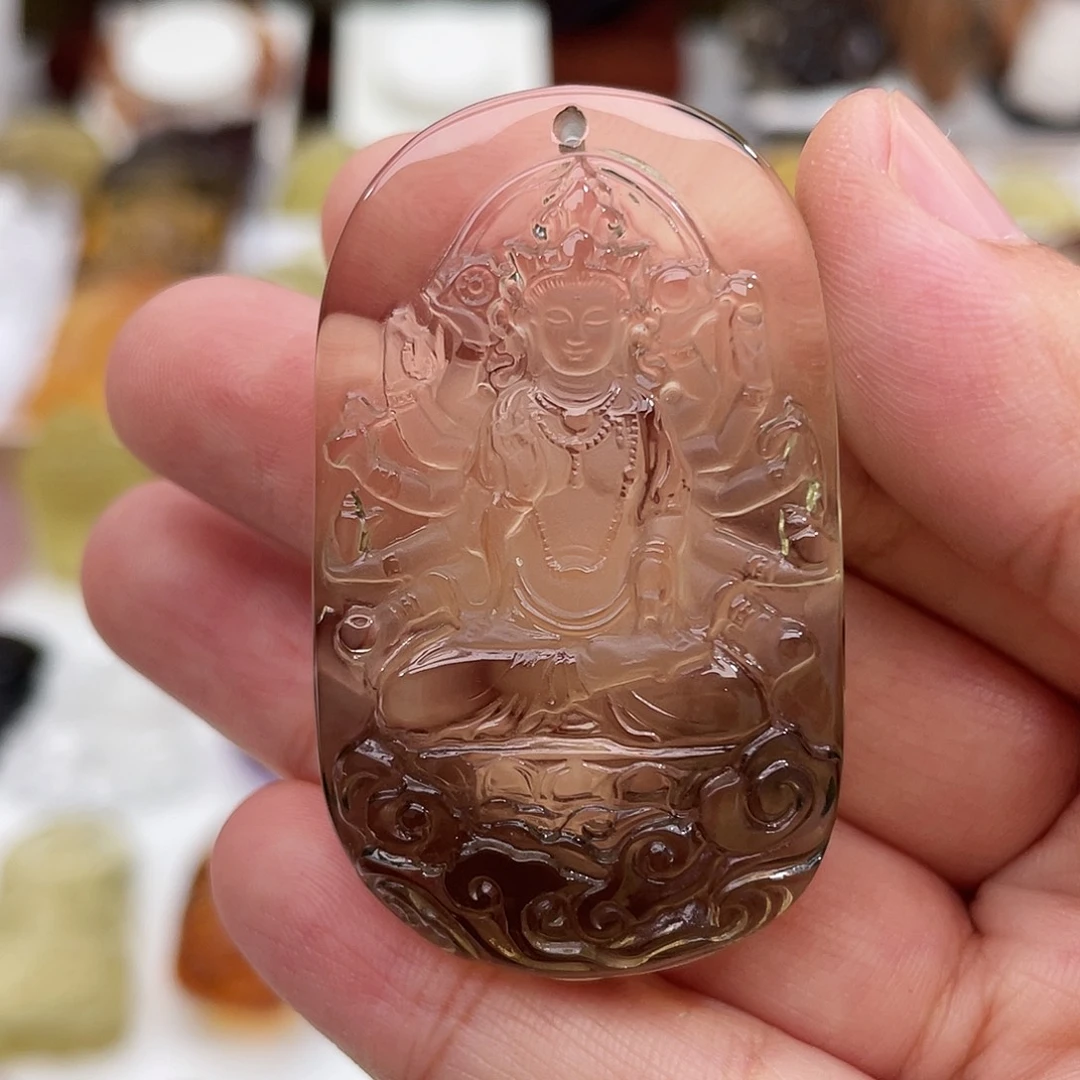 未镶嵌颈饰水晶定制