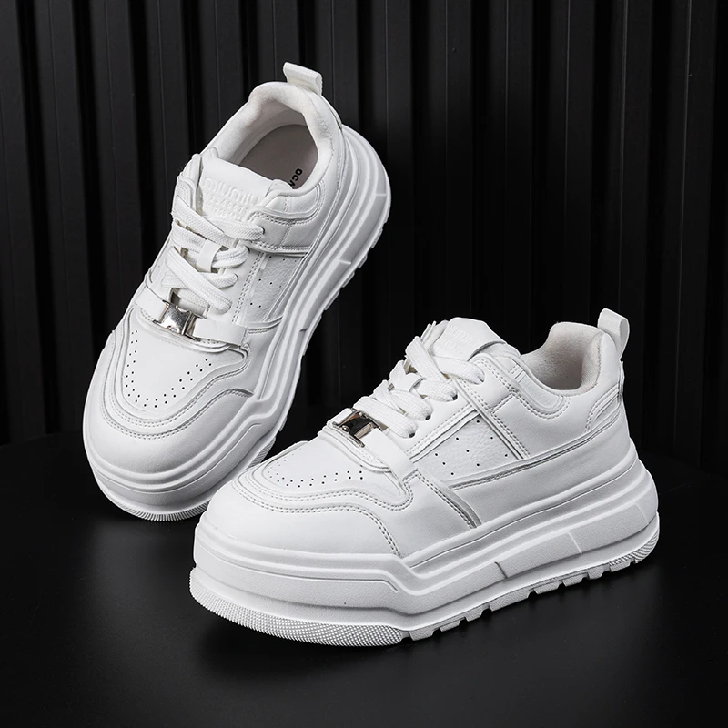 增高夏季小白鞋板鞋老爹鞋休闲百搭时尚休闲鞋25310