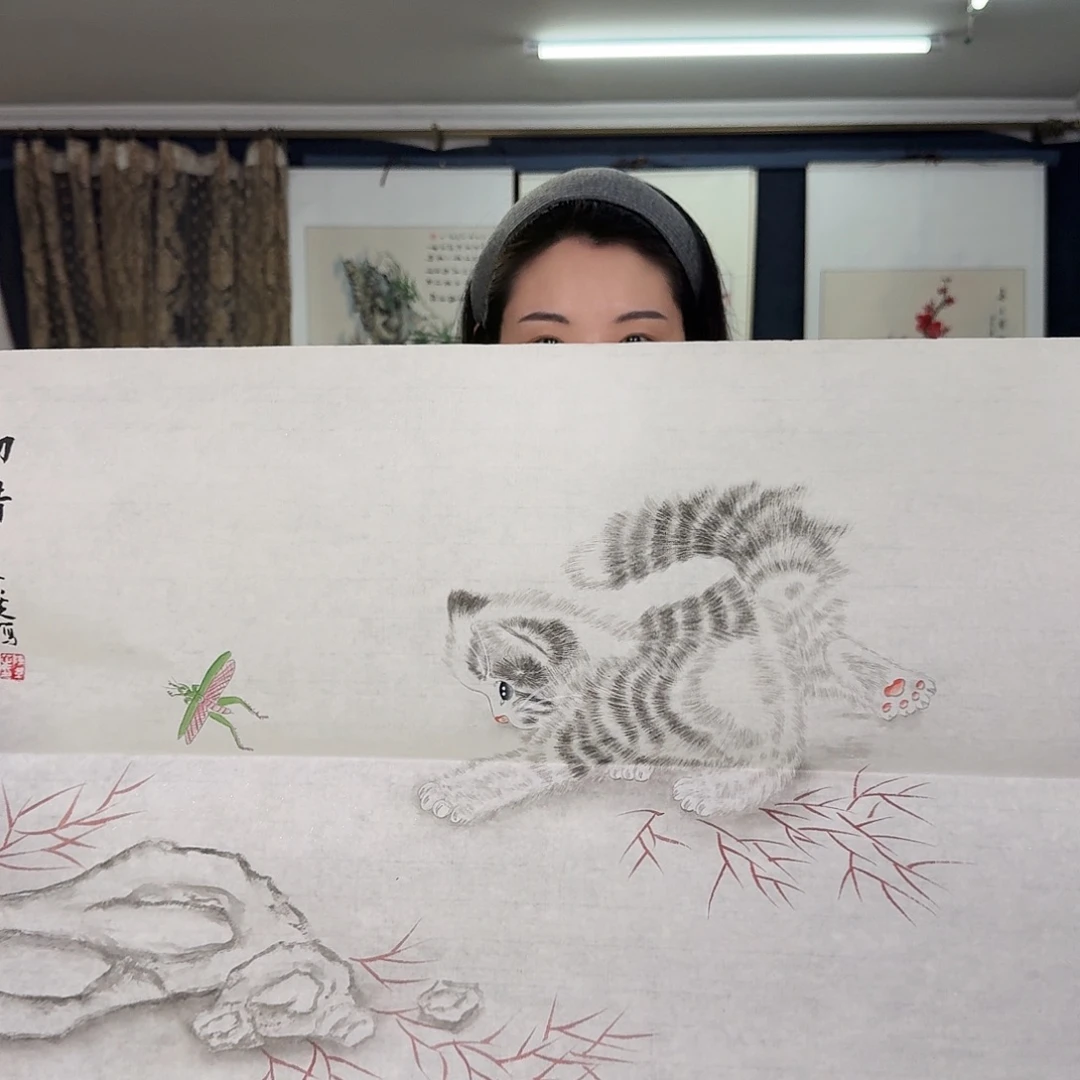 纯手绘国画作品作品