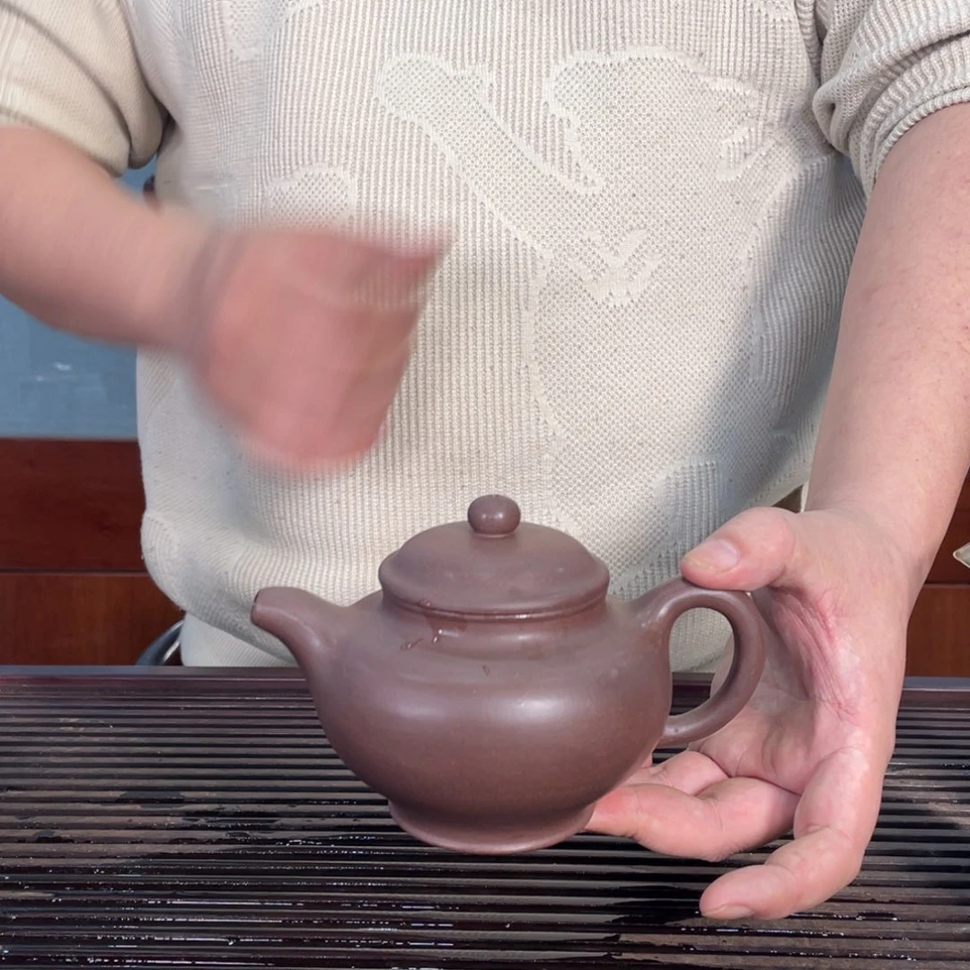 紫砂茶壶我是小鱼你来啦好