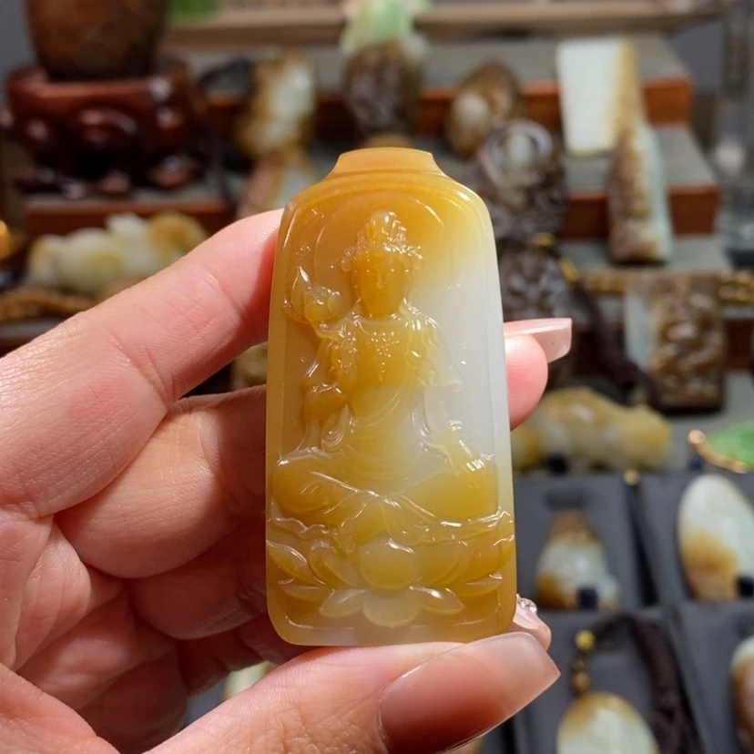 【闪购商品】和田玉（糖玉）吊坠未镶嵌