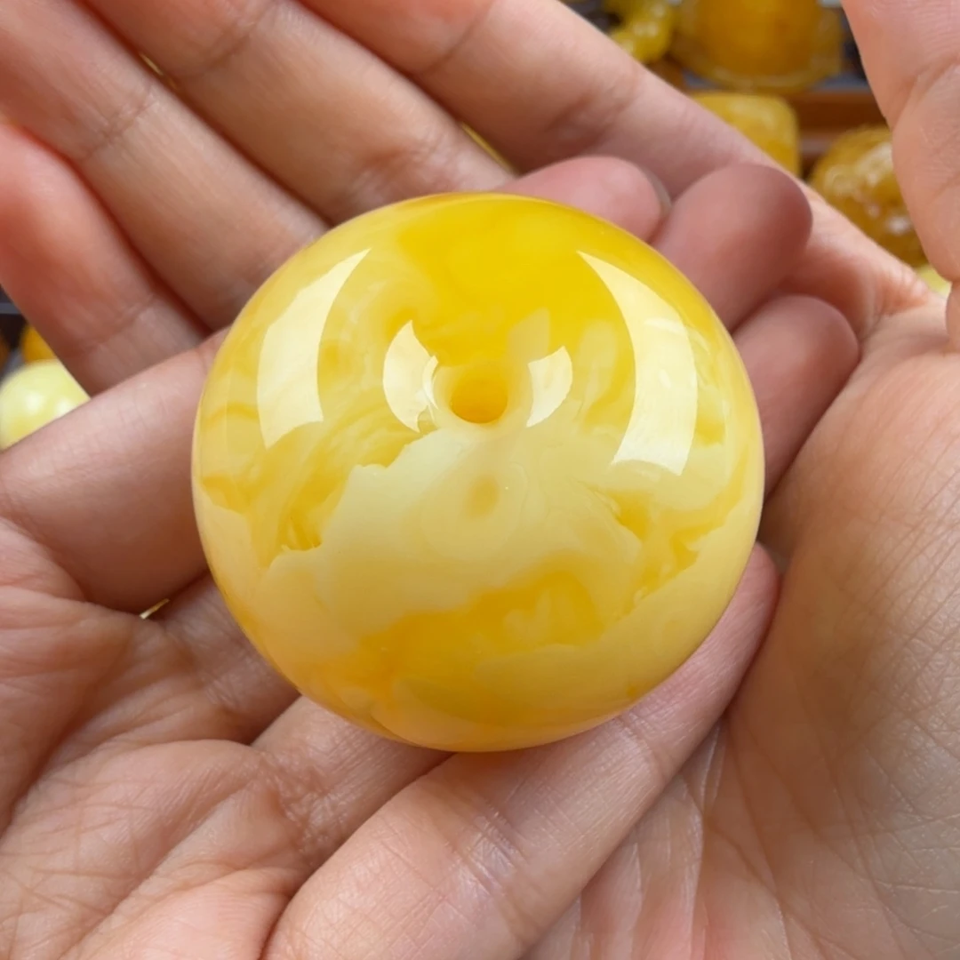 琥珀颈饰未镶嵌纯天然琥珀蜜蜡无优化