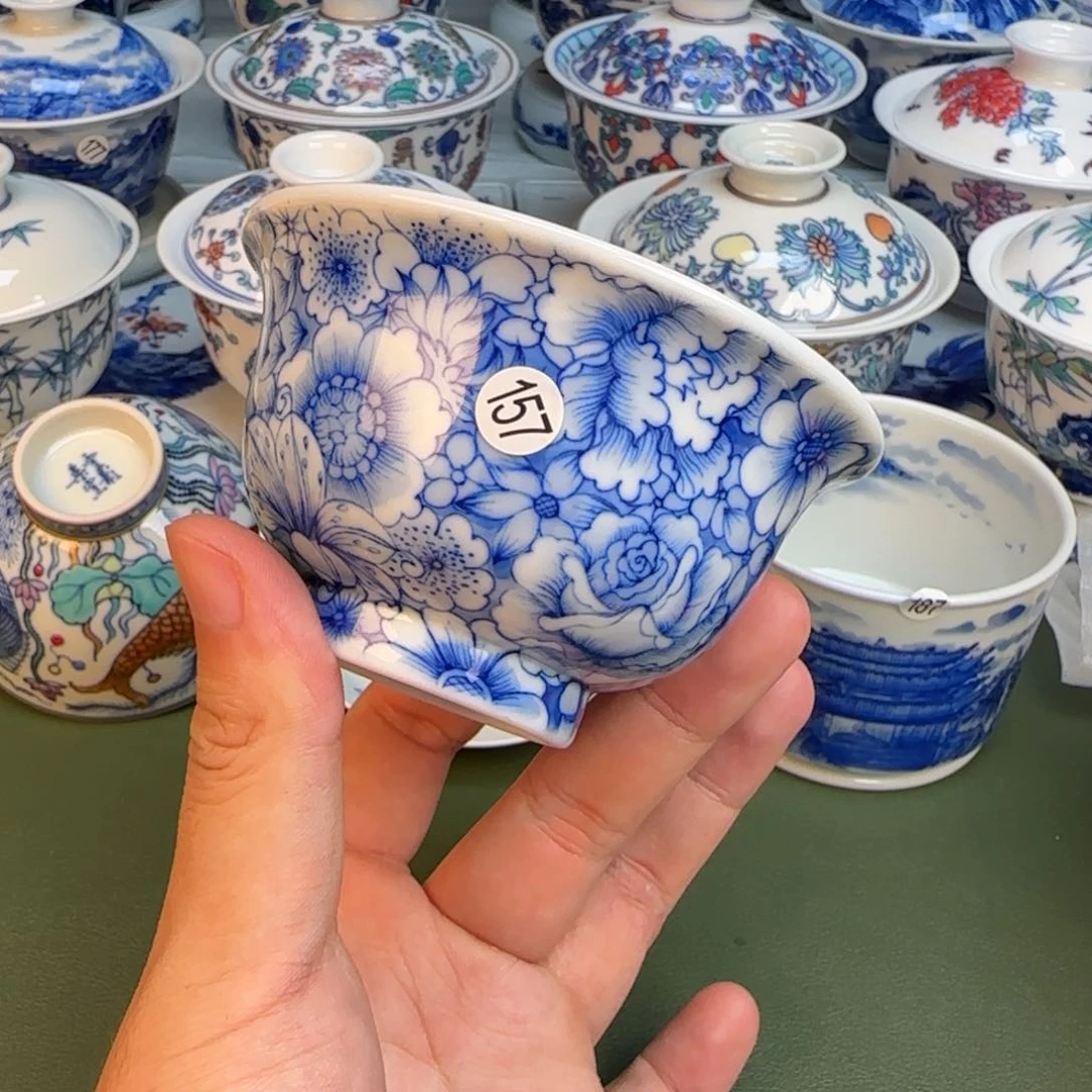 彦祖纯手工手绘茶具157