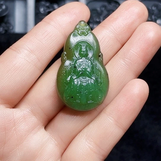 蛇纹石玉手链合金意**远