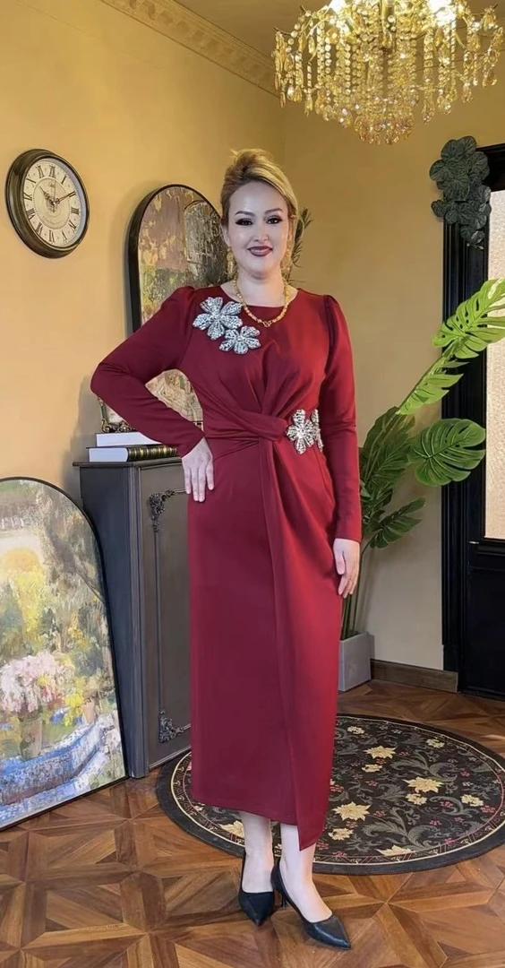 【五瓣花连衣裙】（Z66-01）（副）