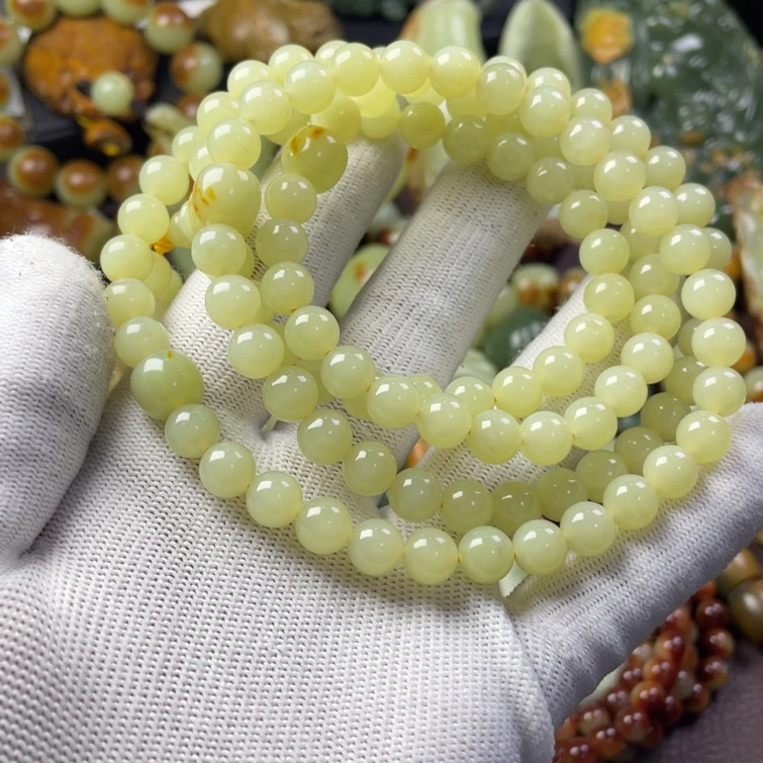 岫岩河磨玉（透闪石质玉）未镶嵌颈饰